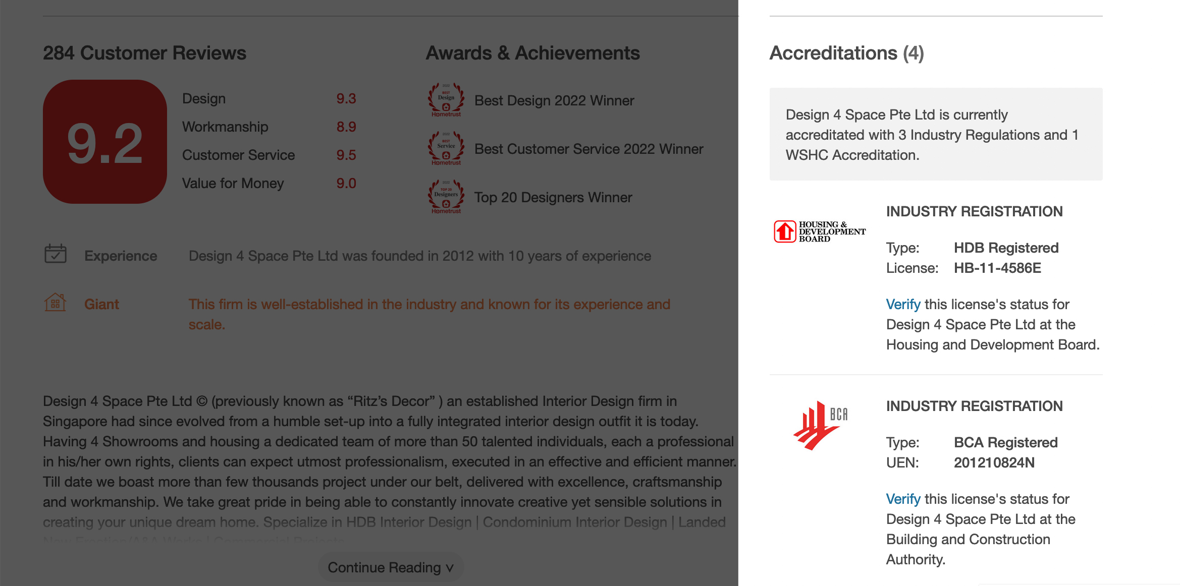 hometrust id accreditations