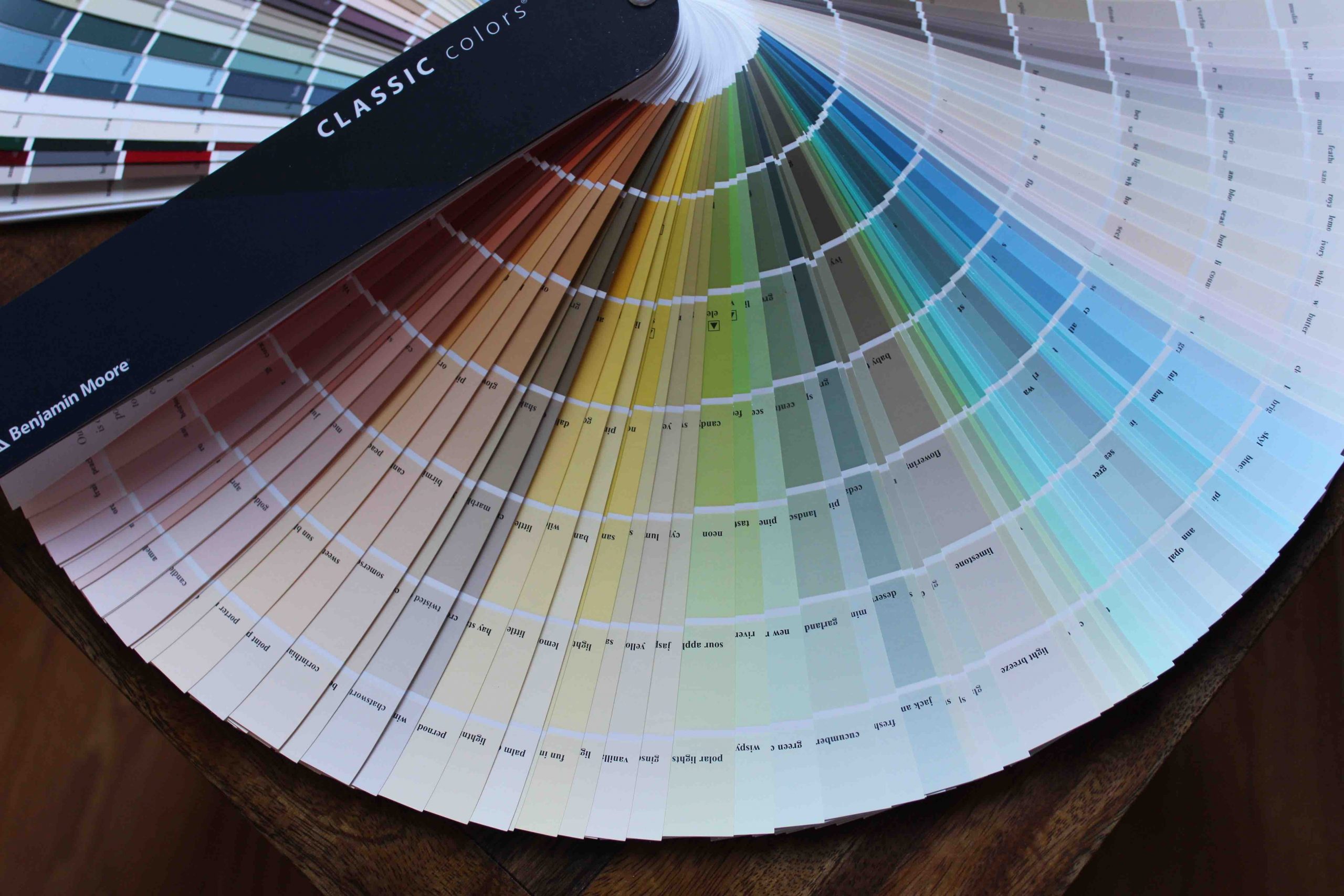 paint colour selection