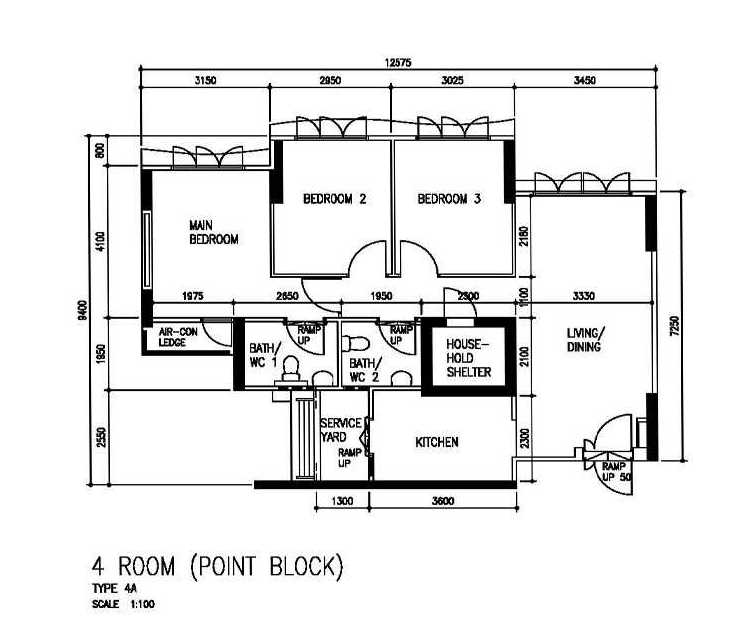 hdb floor plan