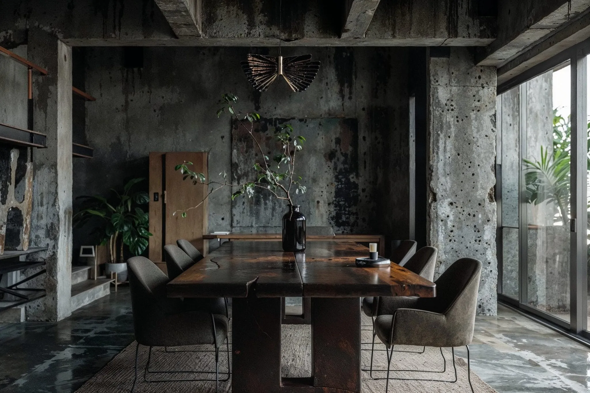 industrial dining area